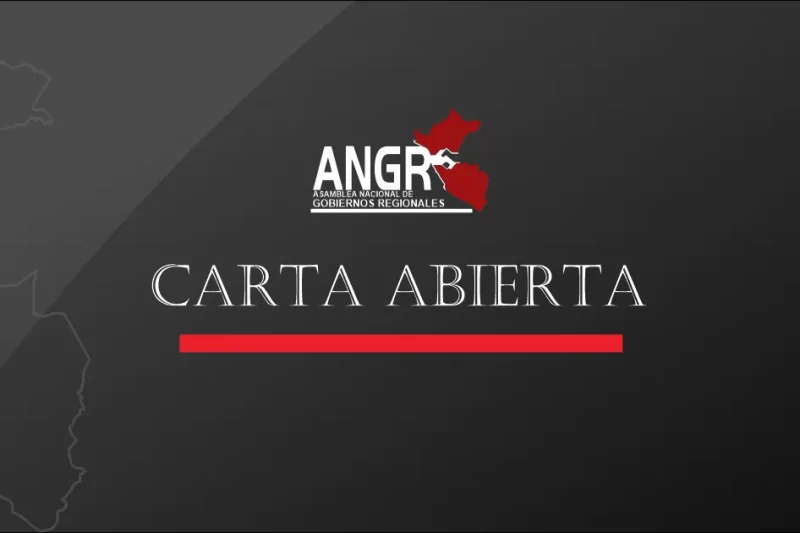 ANGR - Carta abierta a Dina Boluarte