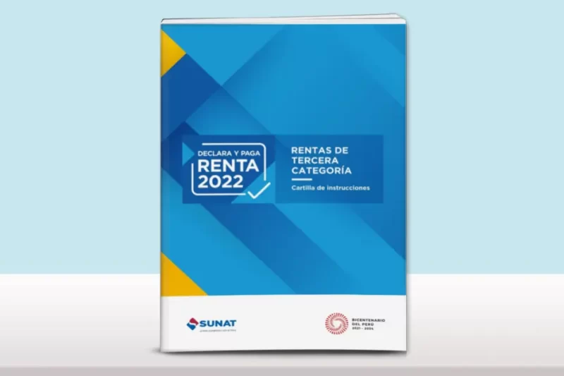Portada: Cartilla de instrucciones: Rentas de Tercera Categoría (Renta 2022) | Laravil Perú