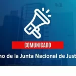 Comunicado: Junta Nacional de Justicia